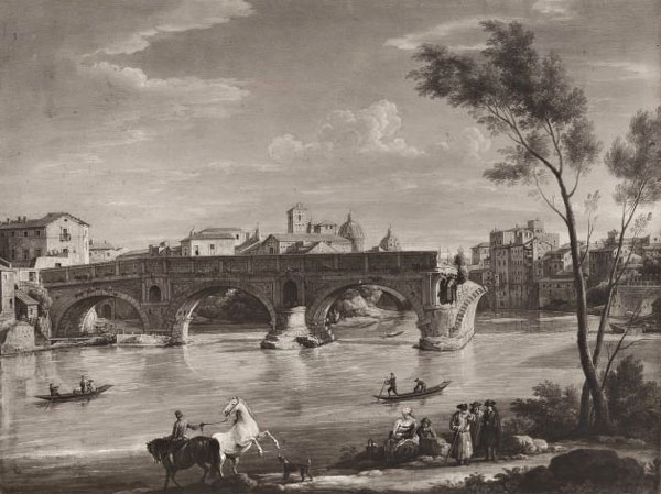 Hendrik Frans van Lint,Ponte Rotto ( ?, avant 1763, date indéterminée)
